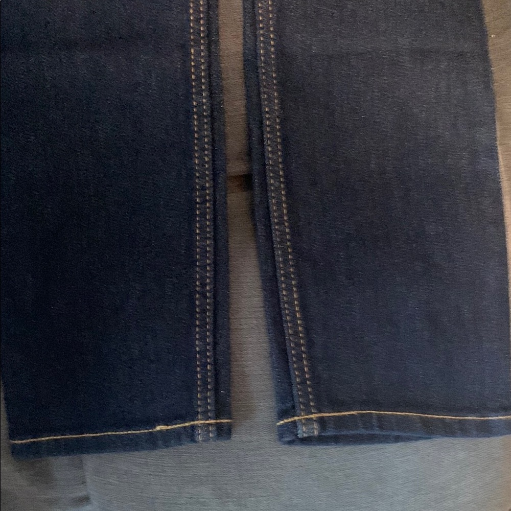Old Navy Women's Blue Jeans NWT Size 10P. High Rise WOW Super Skinny Dark Indigo - Picture 4 of 5